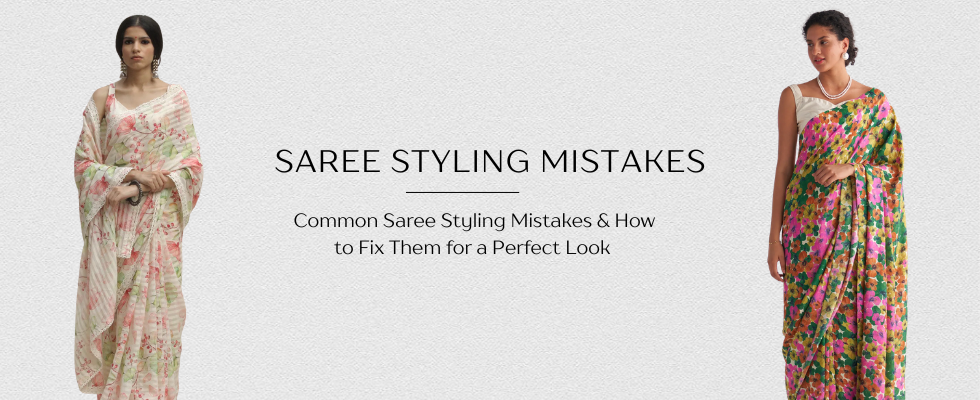 modern saree styling