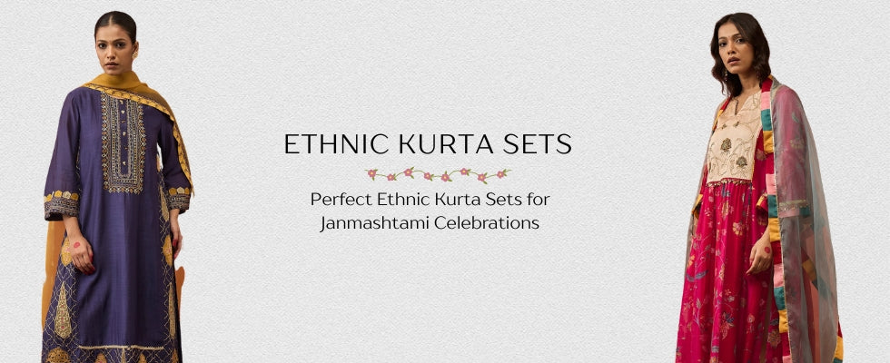 Find the Perfect Ethnic Kurta Sets for Janmashtami Celebrations at Shivani Bhargava