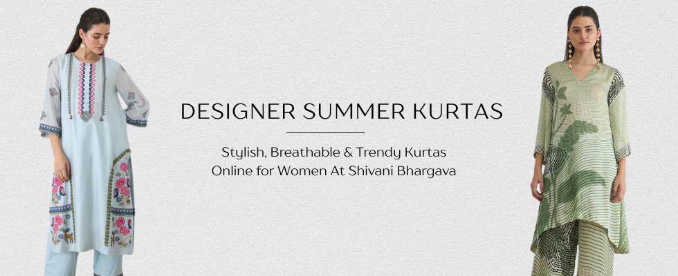 Designer Summer Kurtas Online 