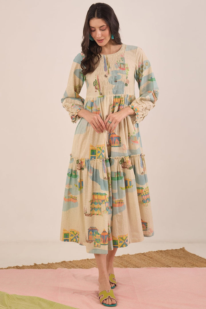 designer cotton dress