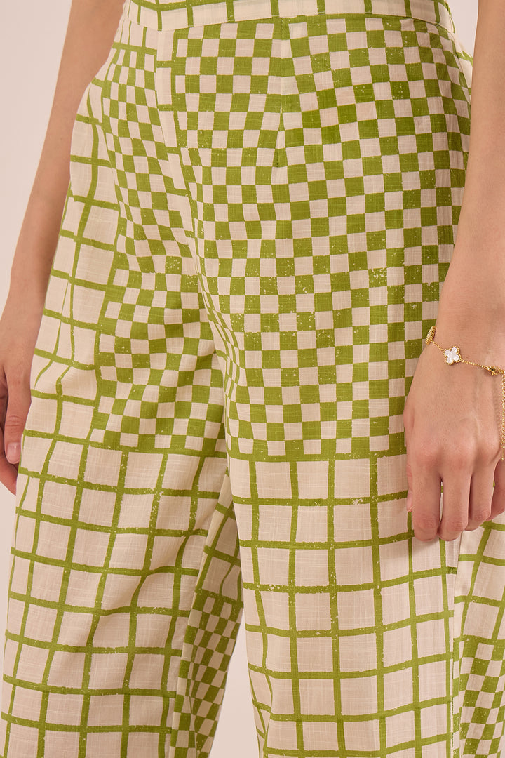 Green Check Pants Online