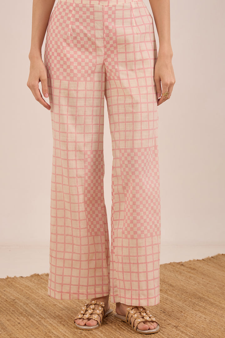 Pink Checkered Pants