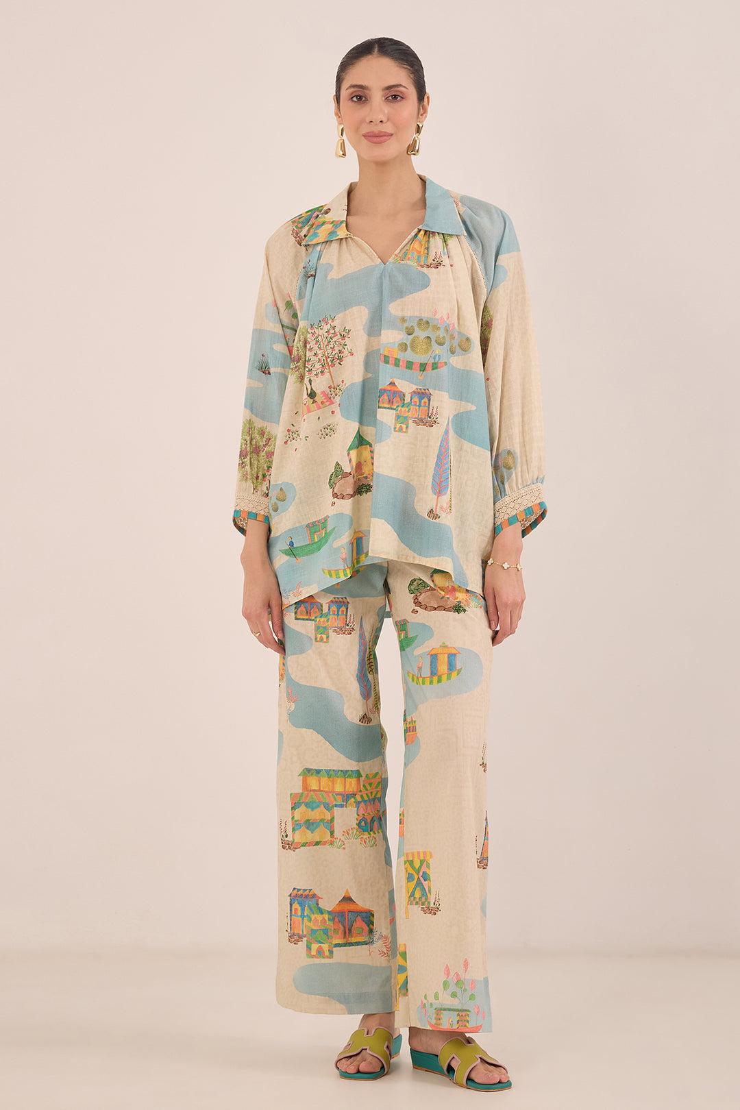 Blue Co-ord Set Online 