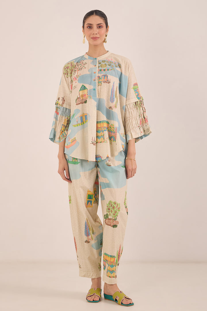 SAFAR: COTTON BOAT PANTS