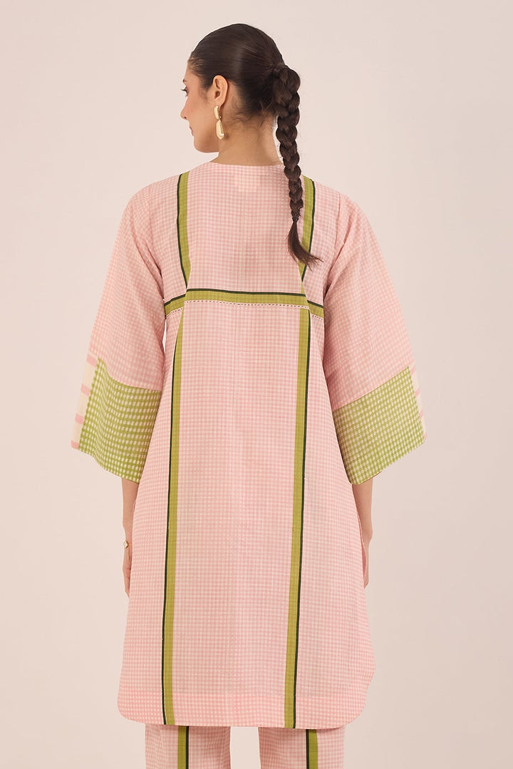 Cotton stripe ethnic kurta