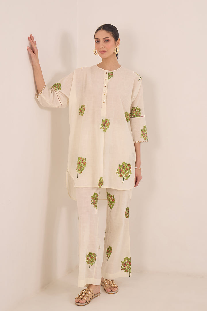 Stylish Ivory Co-ord Set 