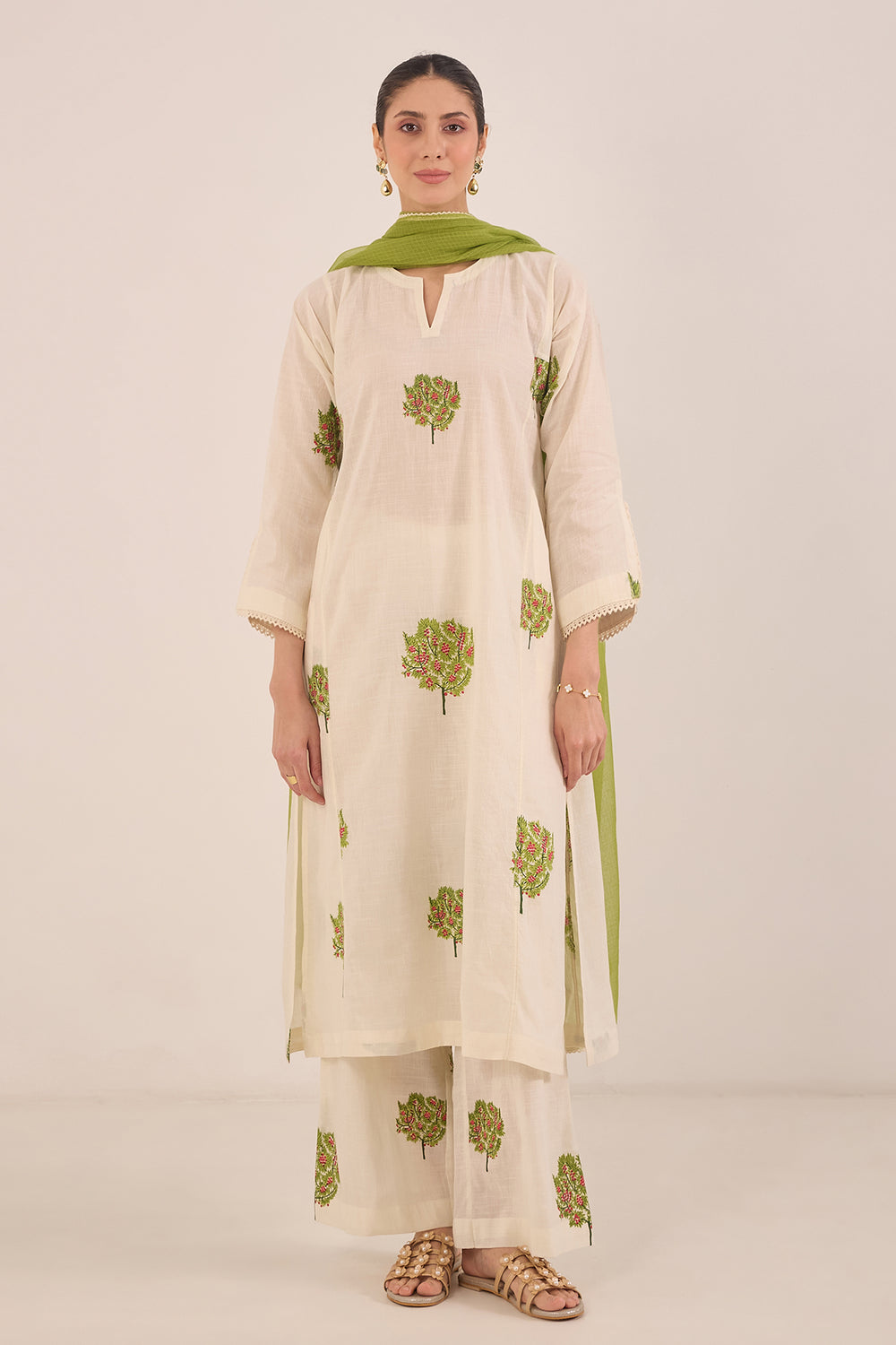 Apple tree ethnic kurta