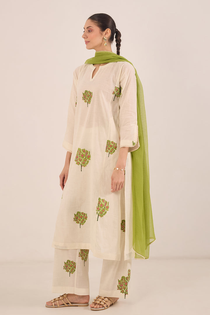 Designer cotton kurta set