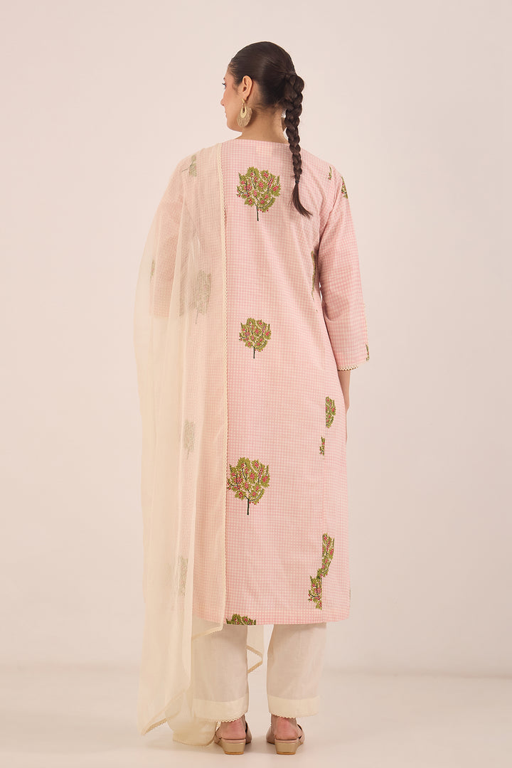 Apple tree print kurta