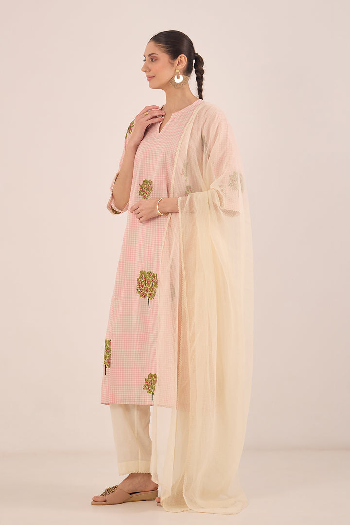 Printed ethnic kurta