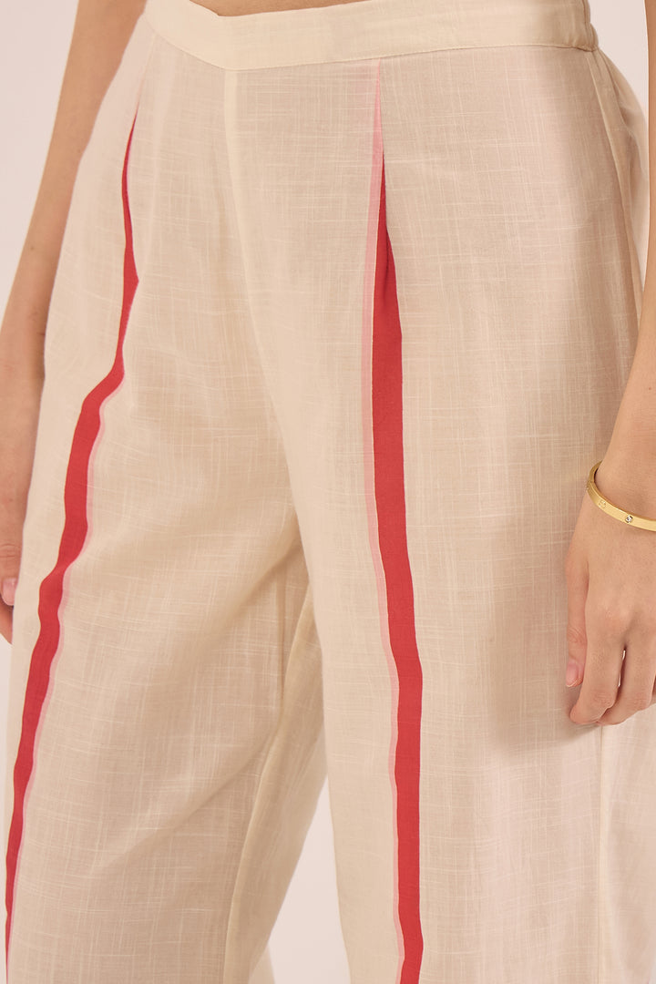 Cross Stripe Pants