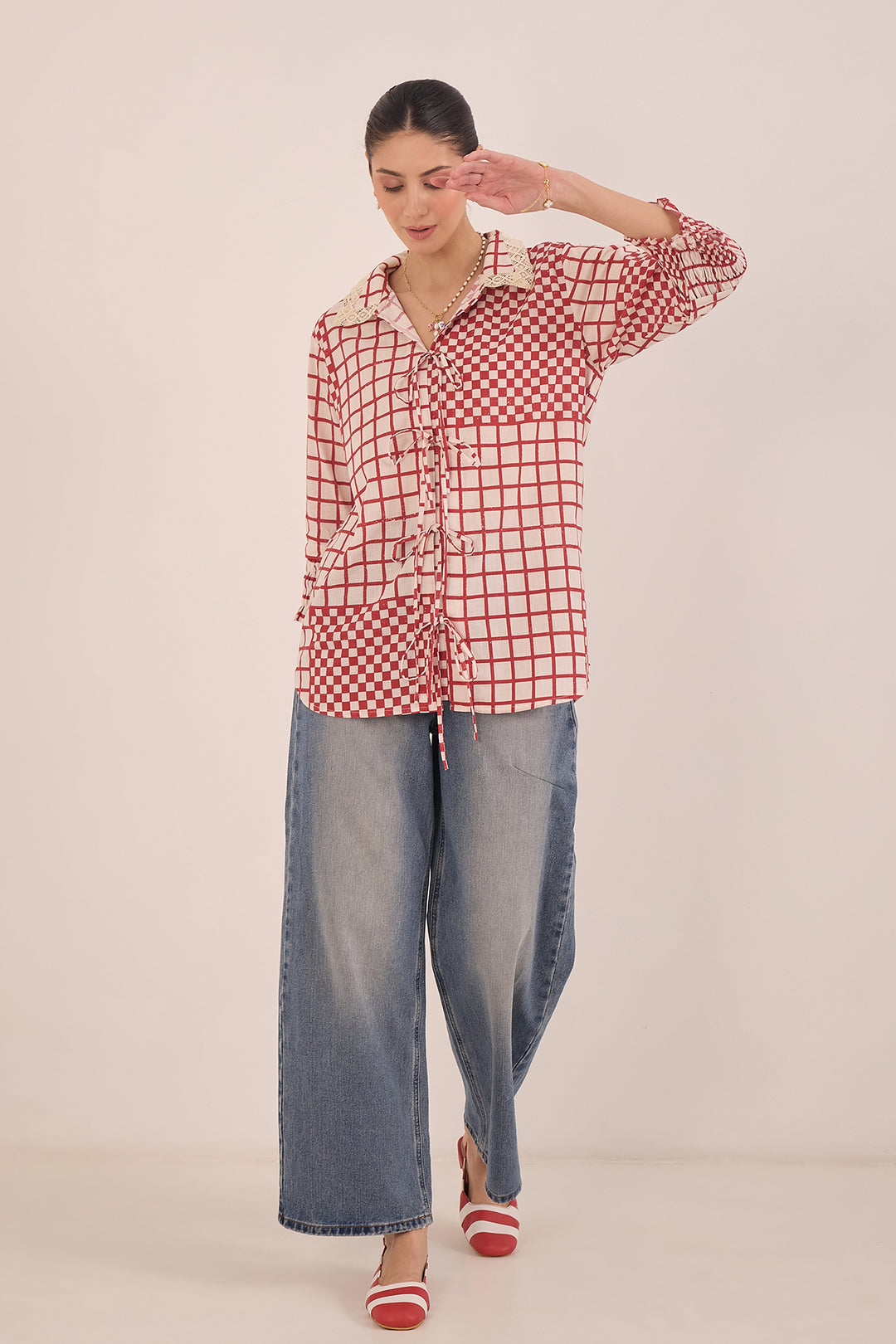 Check Shirt Tunic