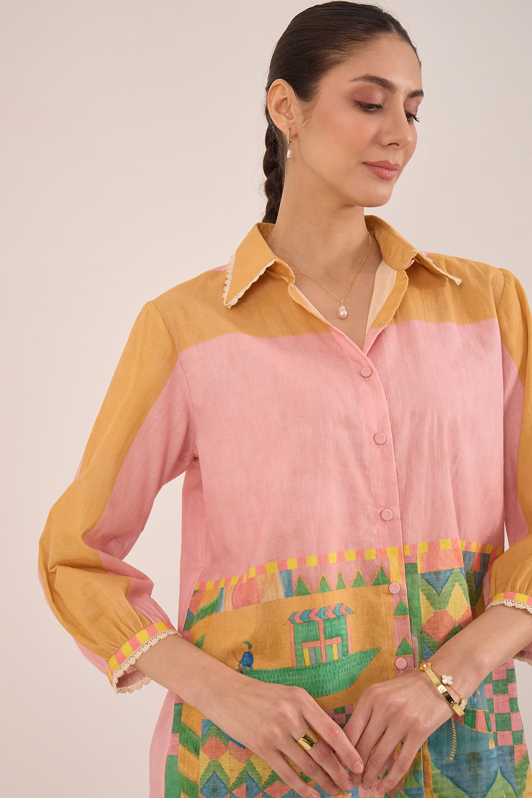 Premium Color Block Tunics
