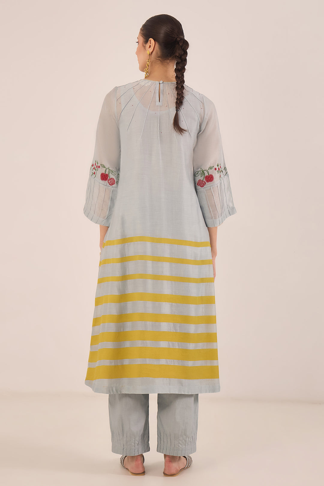 Women’s blue kurta outfit
