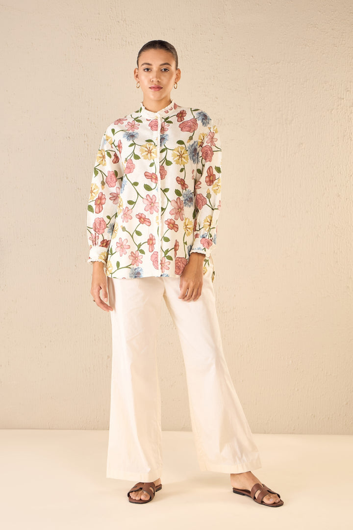FLORA: MULTICOLOR FLORAL SHIRT