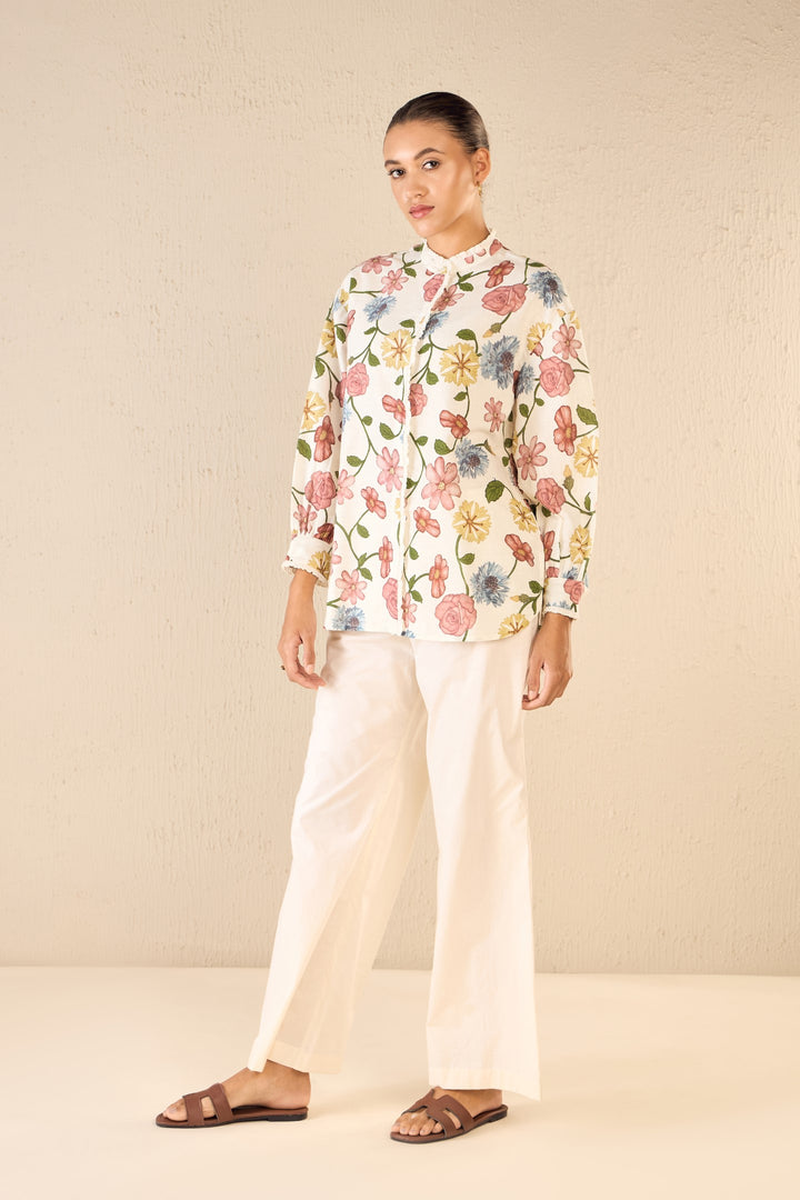 FLORA: MULTICOLOR FLORAL SHIRT