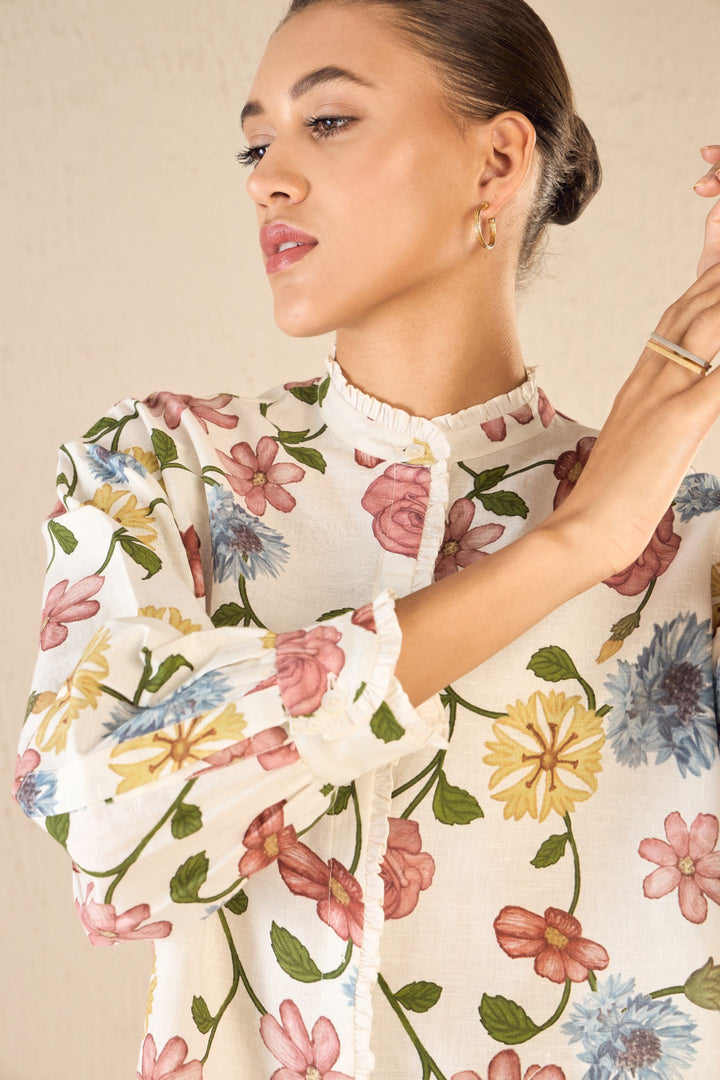 FLORA: MULTICOLOR FLORAL SHIRT