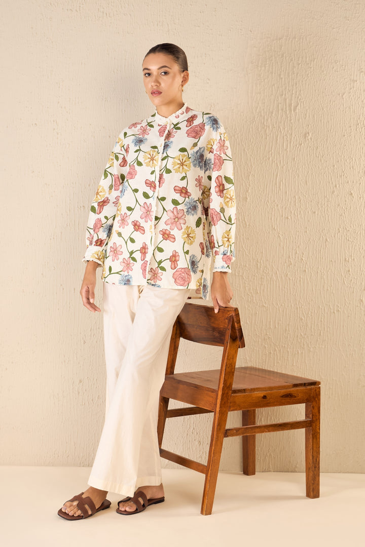 FLORA: MULTICOLOR FLORAL SHIRT