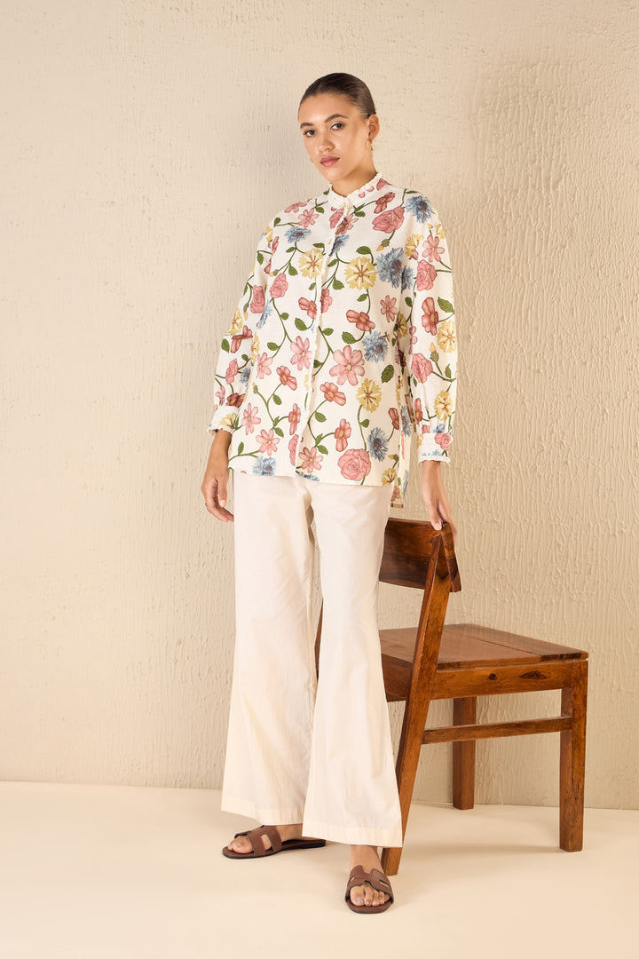 FLORA: MULTICOLOR FLORAL SHIRT