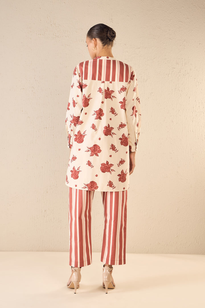VINTAGE ROSE: RED ROSE TUNIC