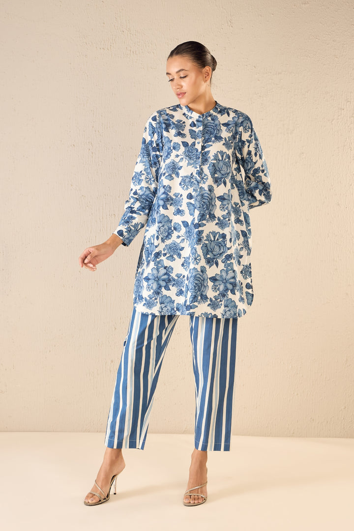 MEADOW STRIPES: BLUE STRIPE PANT