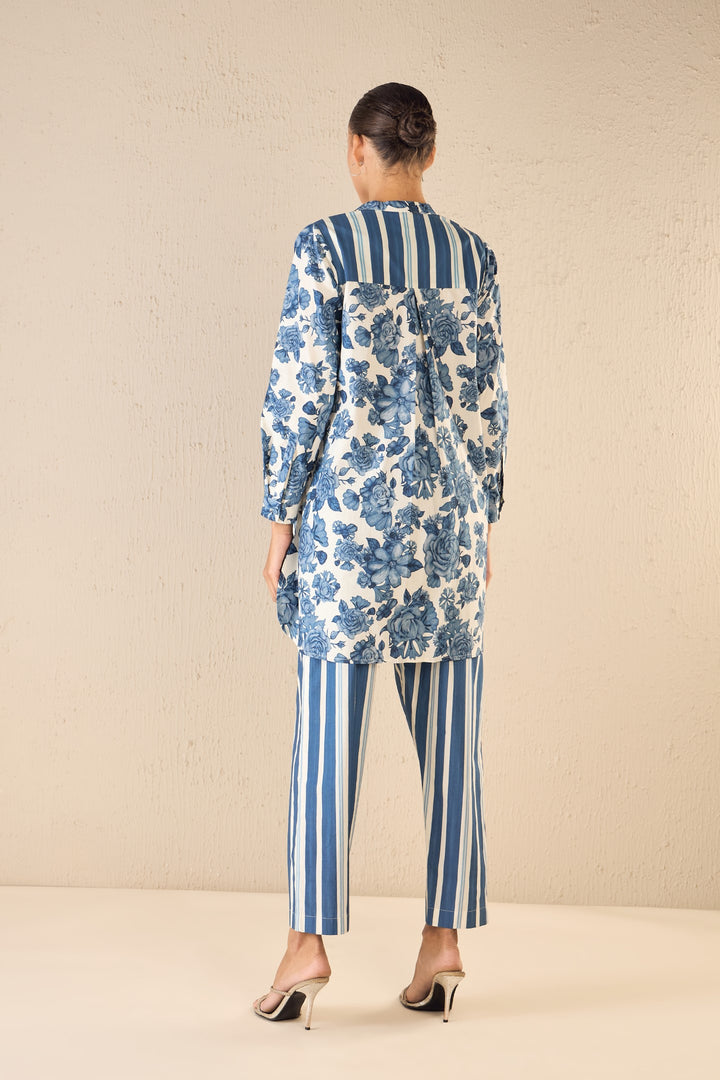 MEADOW STRIPES: BLUE STRIPE PANT