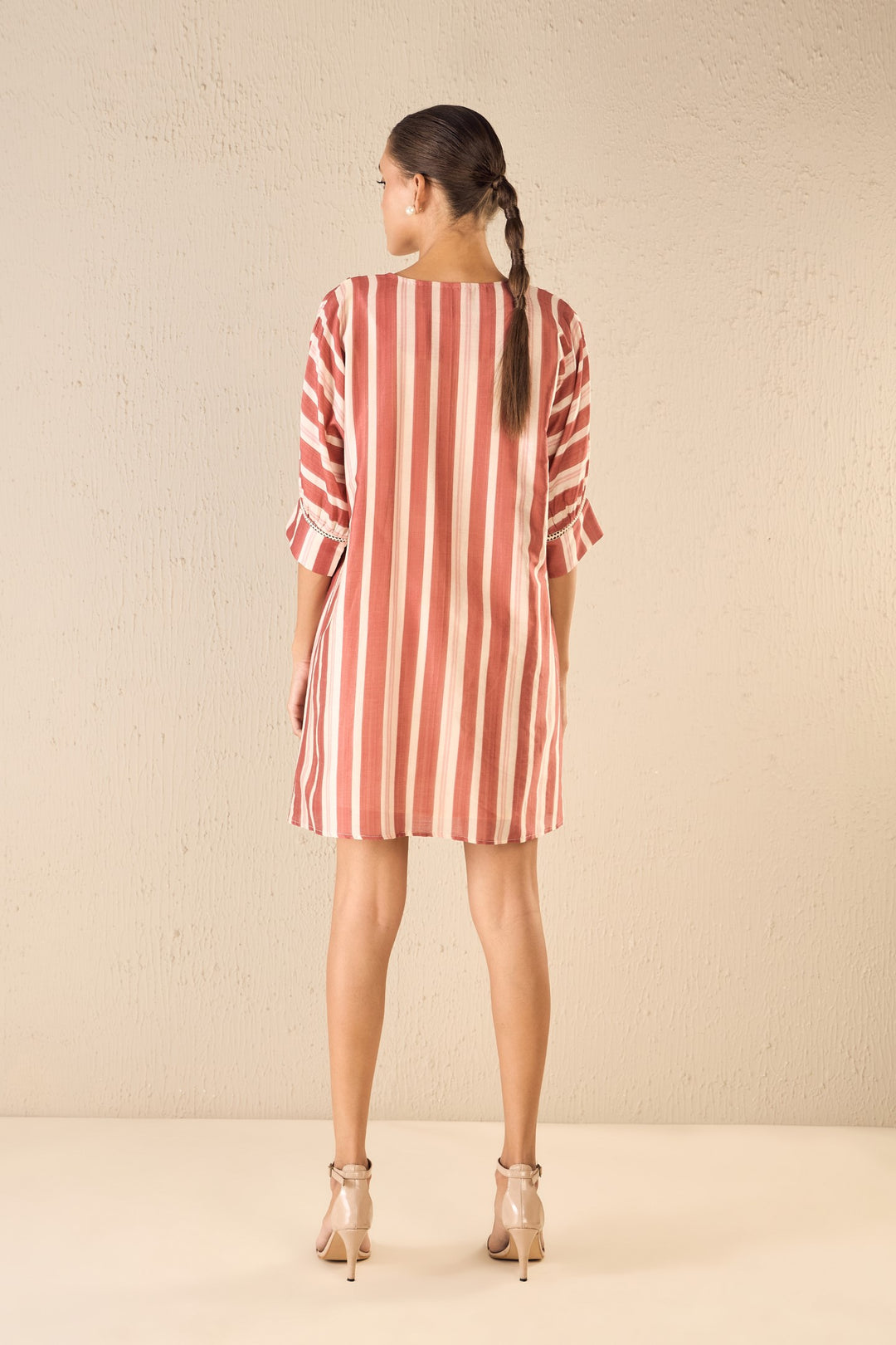 VINTAGE ROSE: RED STRIPE CAPE