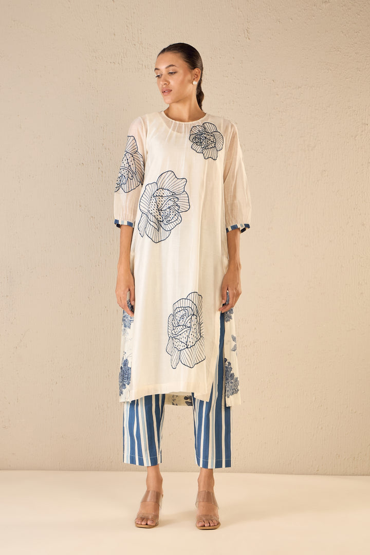 MEADOW STRIPES: BLUE STRIPE PANT
