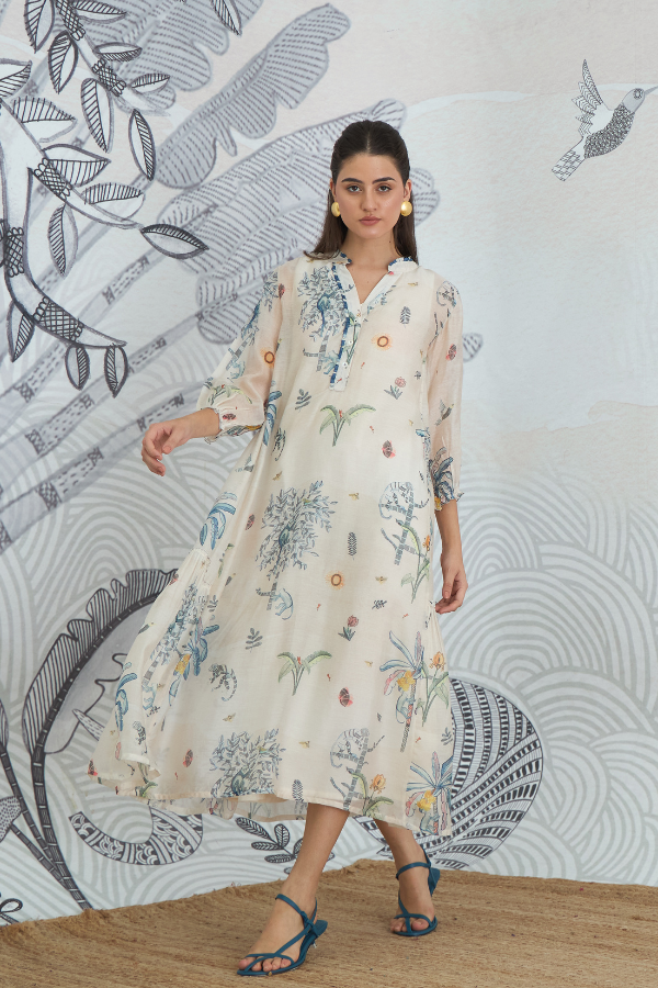 JUNGLE FRILL DRESS