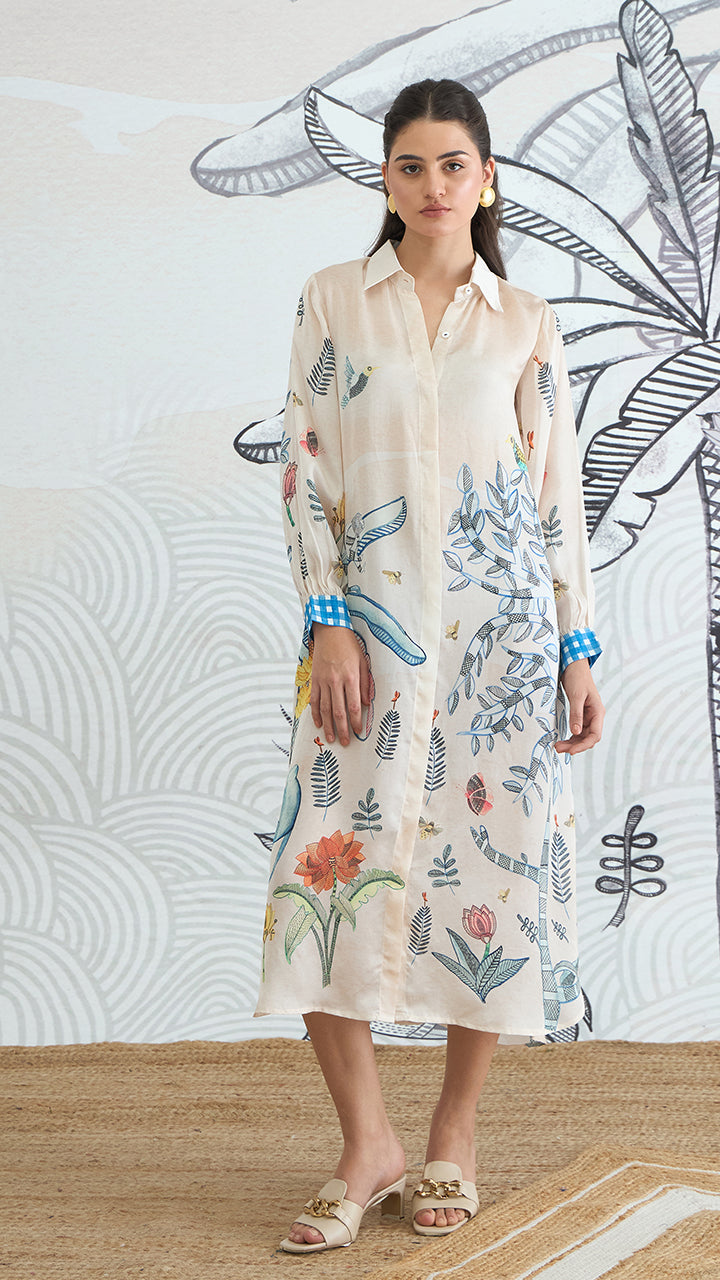JUNGLE SHIRT DRESS