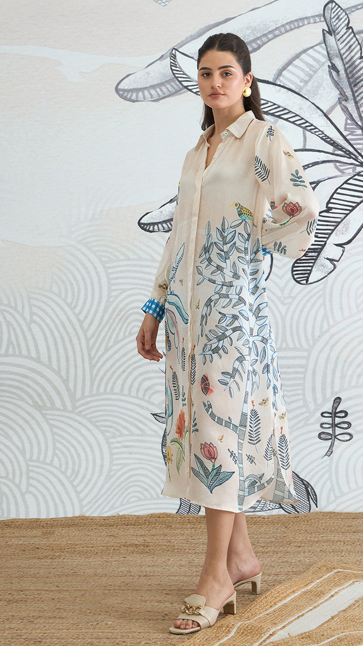 JUNGLE SHIRT DRESS