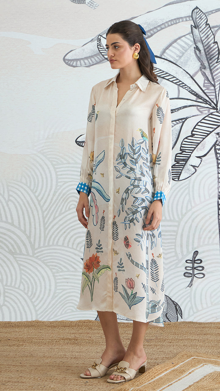 JUNGLE SHIRT DRESS