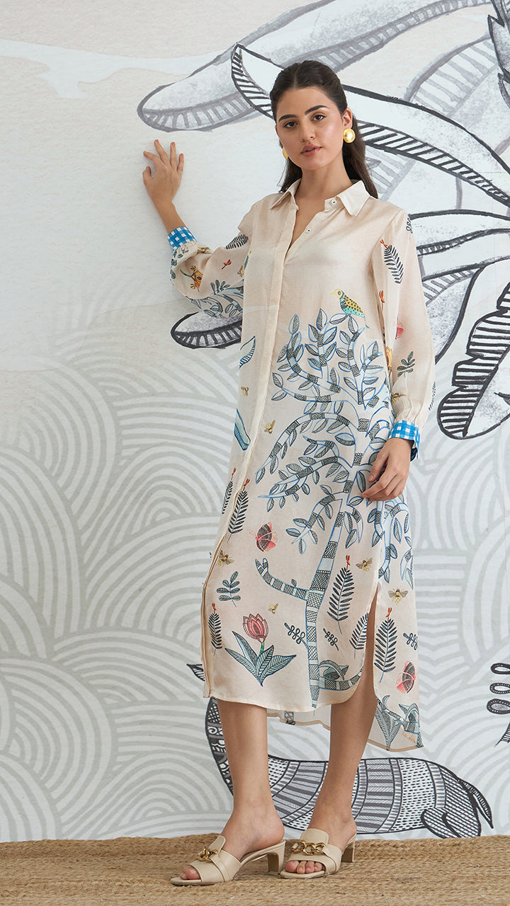 JUNGLE SHIRT DRESS