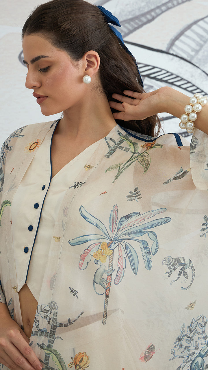 JUNGLE LONG CAPE