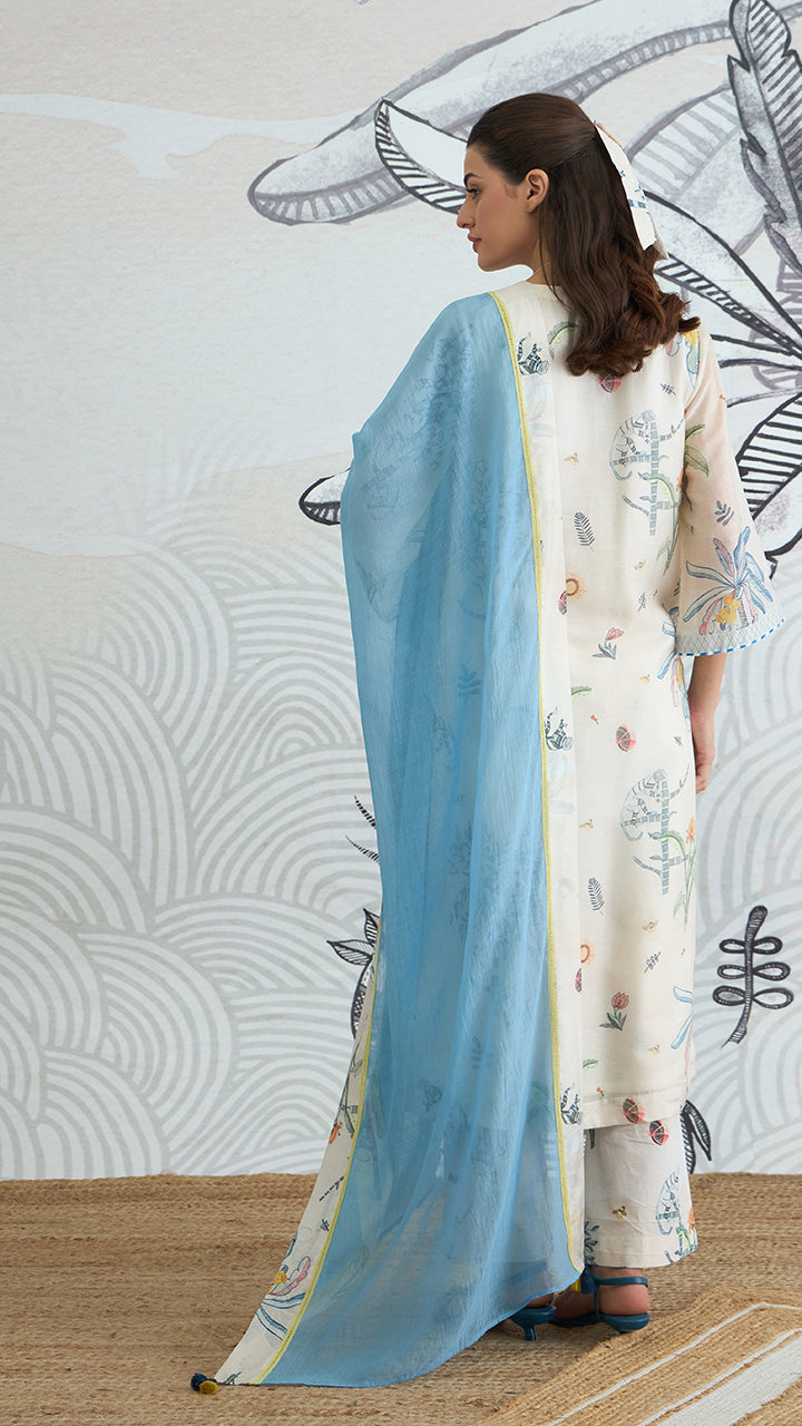 JUNGLE V-NECK Dupatta