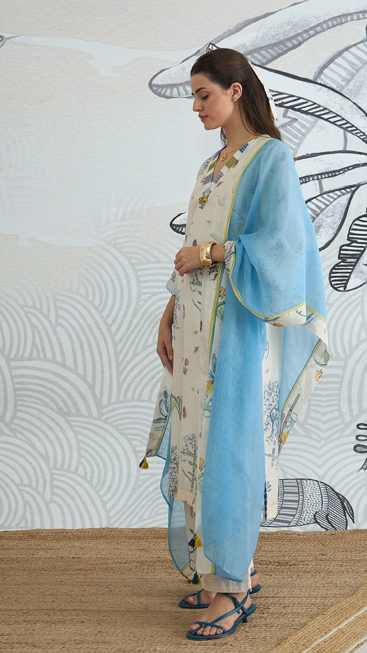 JUNGLE V-NECK Dupatta
