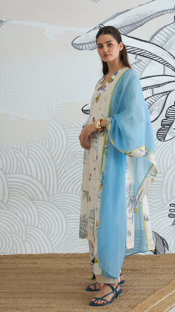 JUNGLE V-NECK Dupatta