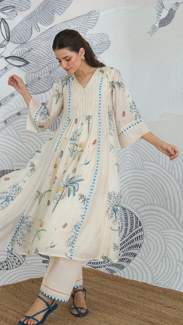JUNGLE ANARKALI PANTS