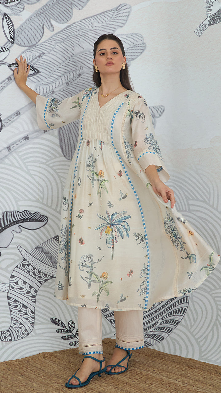 JUNGLE ANARKALI PANTS
