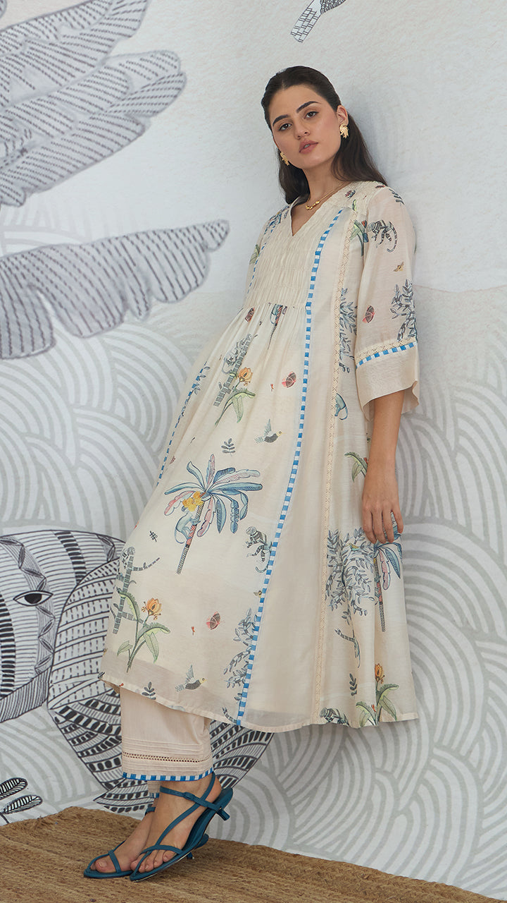 JUNGLE ANARKALI TOP