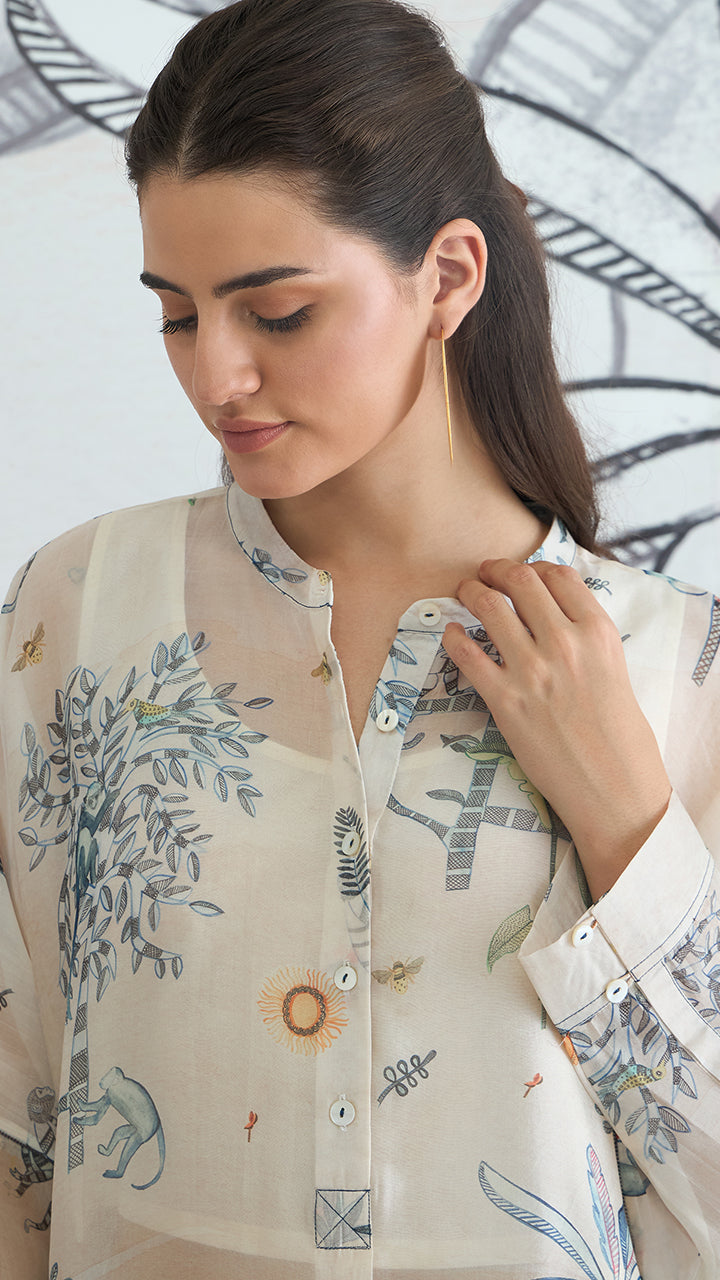 JUNGLE KIMONO TUNIC