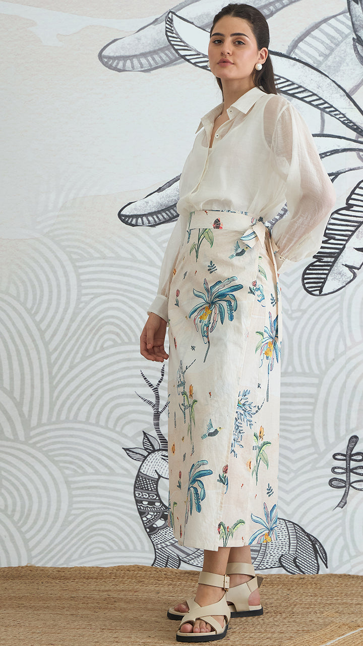 JUNGLE WRAP SKIRT