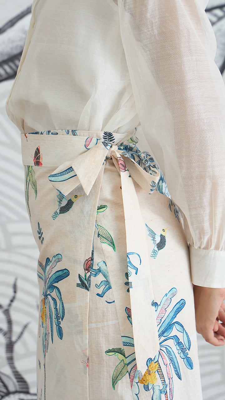 JUNGLE WRAP SKIRT