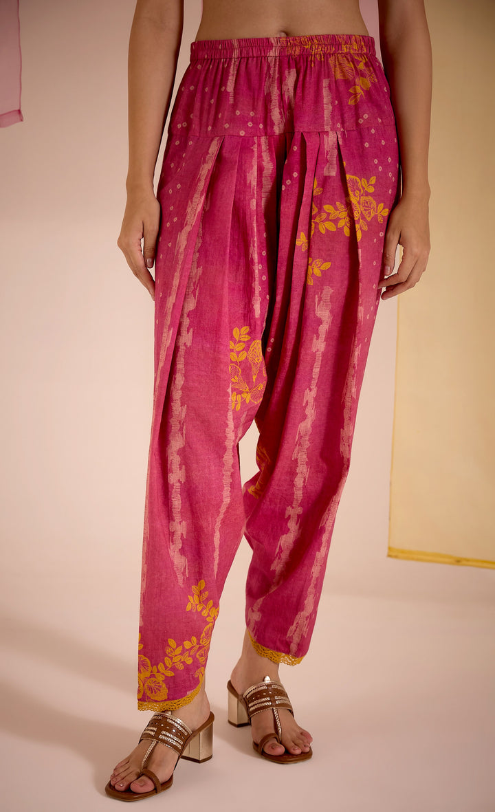 SAMAHAR: Blush Pink Tulip Salwar