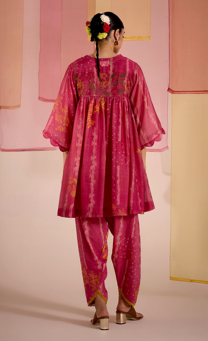 SAMAHAR: Blush Pink Tulip Salwar