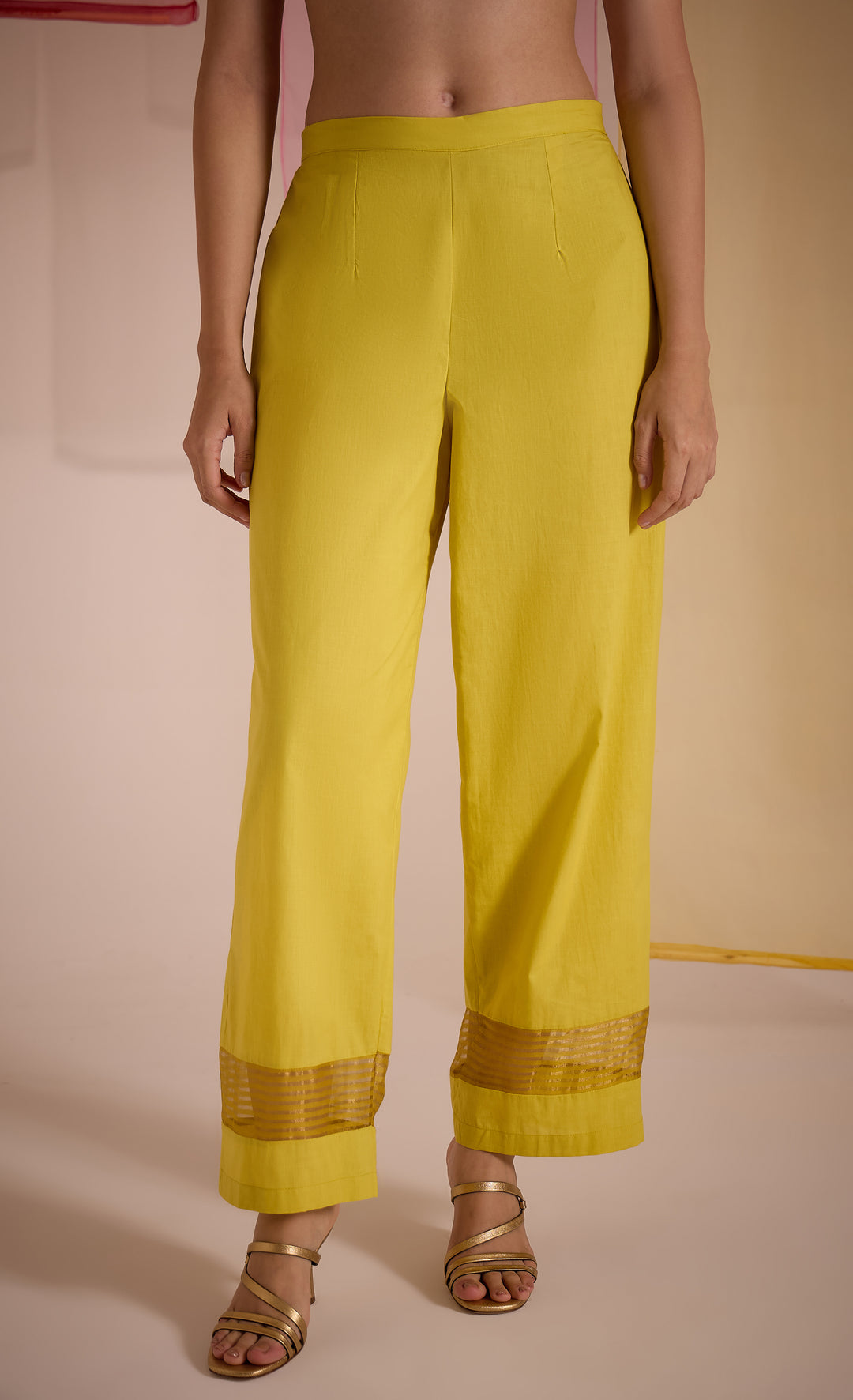 SAMAHAR: Olive Cotton Pant