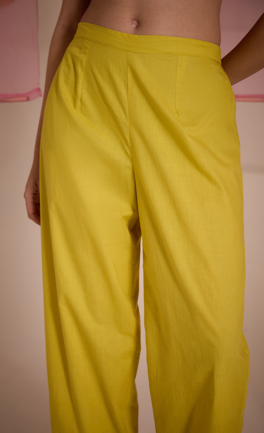 SAMAHAR: Olive Cotton Pant
