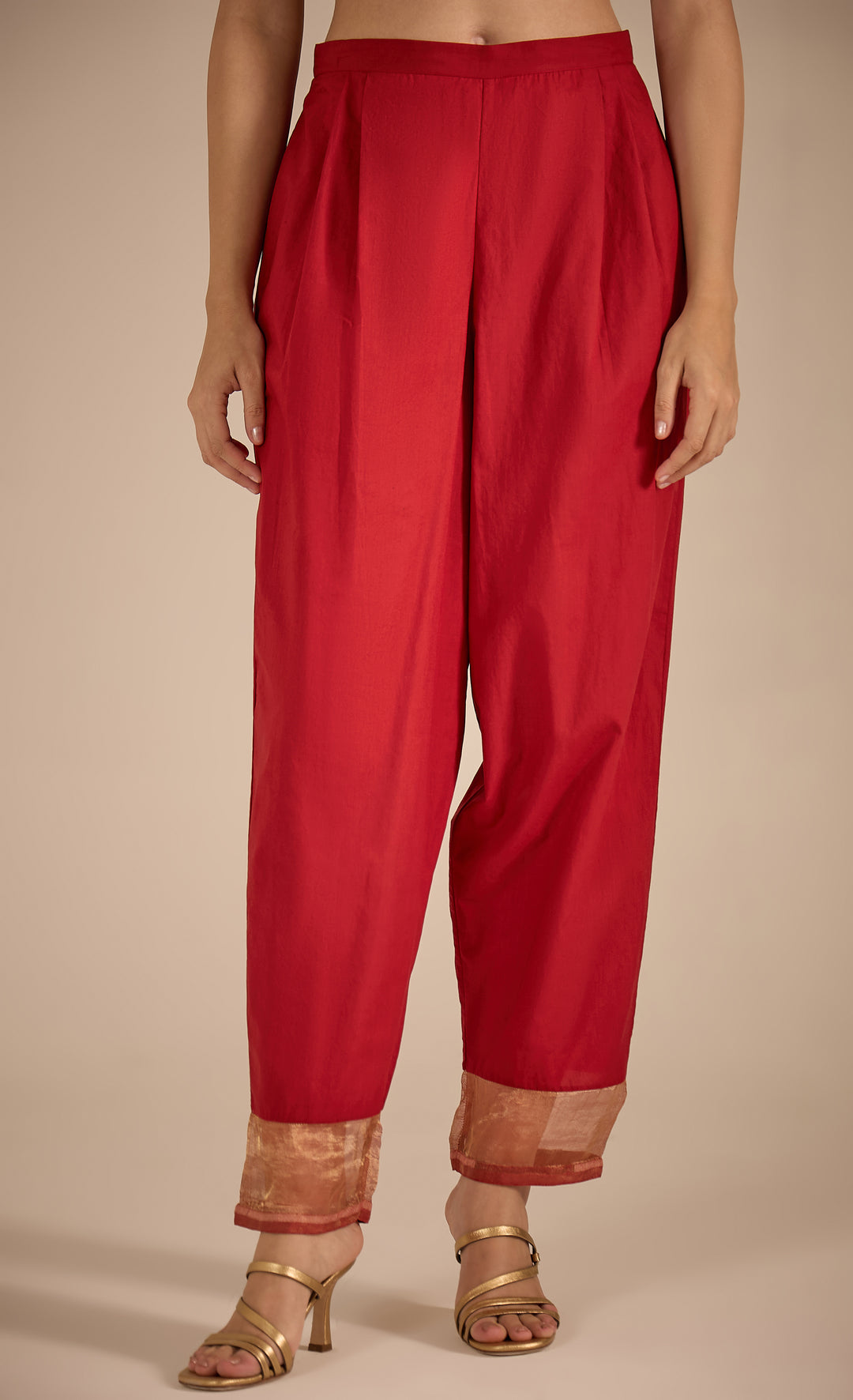 BAITHAK: Chevron Straight Pant