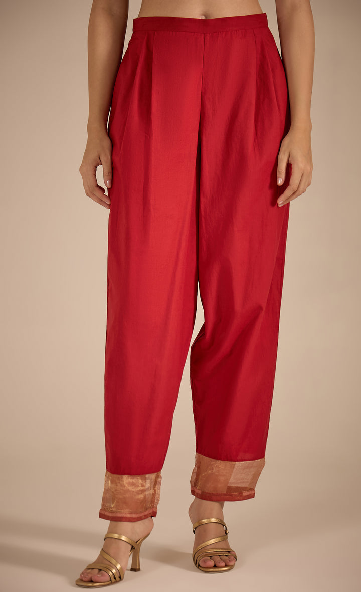 BAITHAK: Chevron Straight Pant