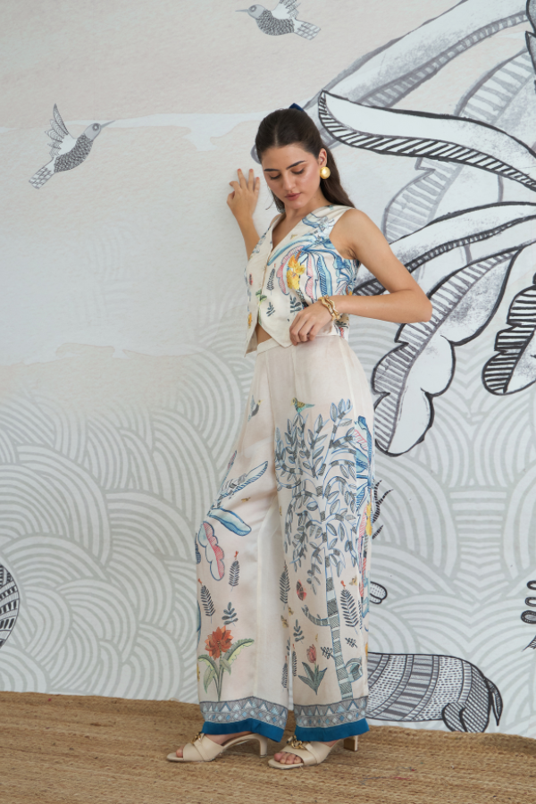 JUNGLE WAISTCOAT TOP WITH PANTS